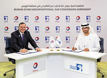 ADNOC signs agreement granting Total a 40% stake in Ruwais Diyab concession