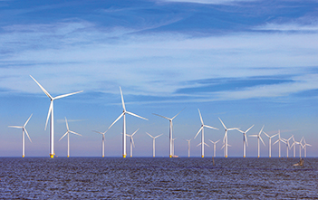 Merkur offshore wind farm produces first power